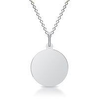 Kette mit rundem Anhänger aus 925er Silber