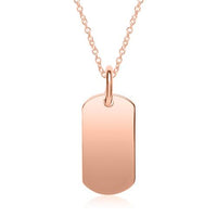Kette mit Anhänger aus rosévergoldetem 925er Silber