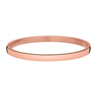 Geschlossener Armreif aus rosévergoldetem Edelstahl