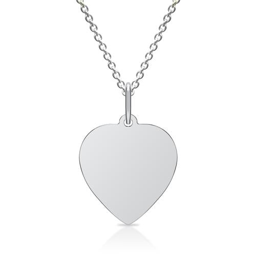 Herzkette mit Anhänger aus 925er Silber